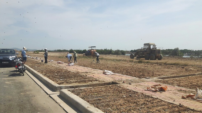 Thi công khu công nghiệp Mỹ Xuân